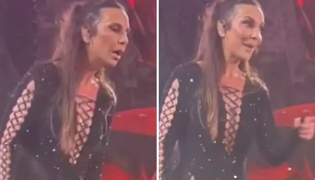 Not Cias Ivete Sangalo Flagra M O Boba Durante Show E V Deo Viraliza