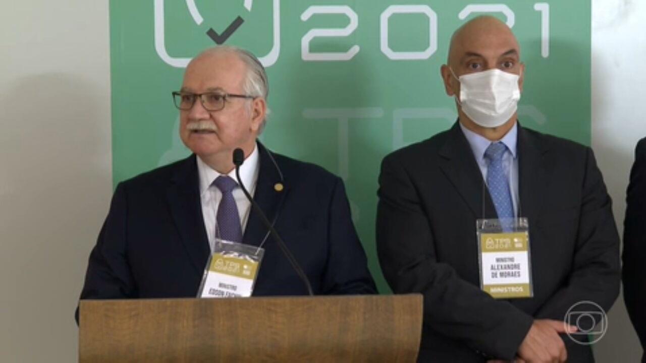 Fachin diz que Justi&ccedil;a Eleitoral responder&aacute; a ofensas: 'Seremos  implac&aacute;veis' | Pol&iacute;tica | G1