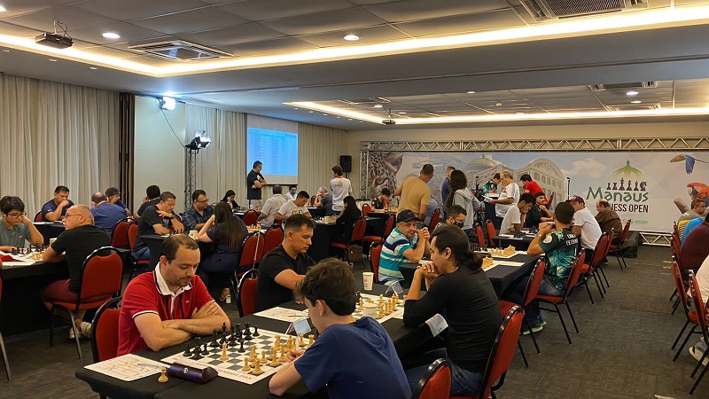 Campeonato internacional Chess Open recebe maior jogador da América Latina  na estreia em Manaus, as1