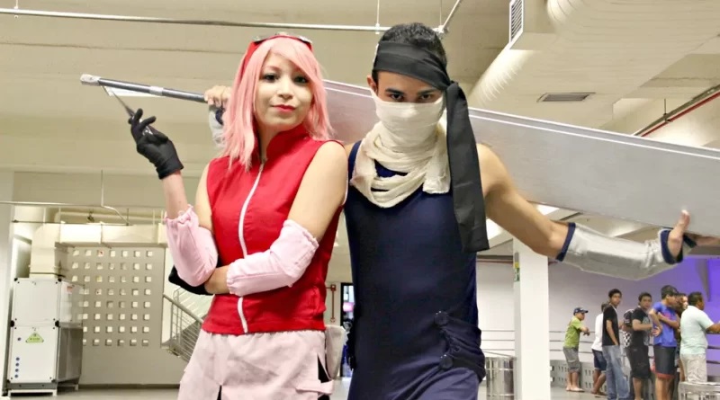 Cosplayers manauaras marcam presença na primeira noite do Games