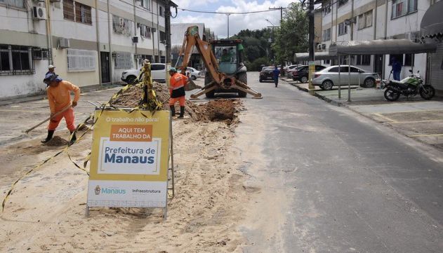 notícias prefeitura de manaus realiza obra emergencial para recuperar