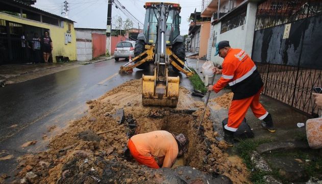 Notícias Prefeitura De Manaus Recupera Rede De Drenagem Do Bairro Da