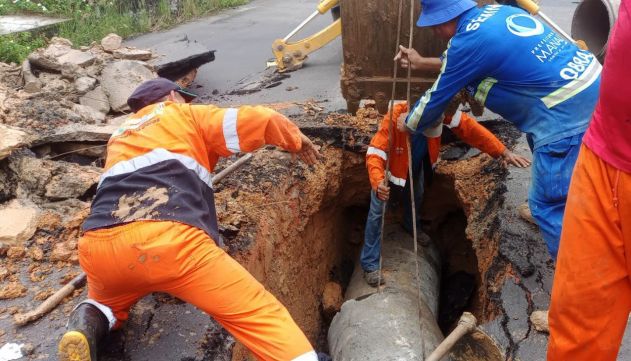 Notícias Prefeitura De Manaus Intensifica Obras Emergenciais De